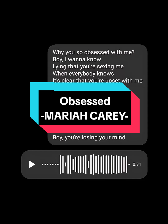 Obsessed - MARIAH CAREY #fyp #obsessed #coversong #song #lyrics 