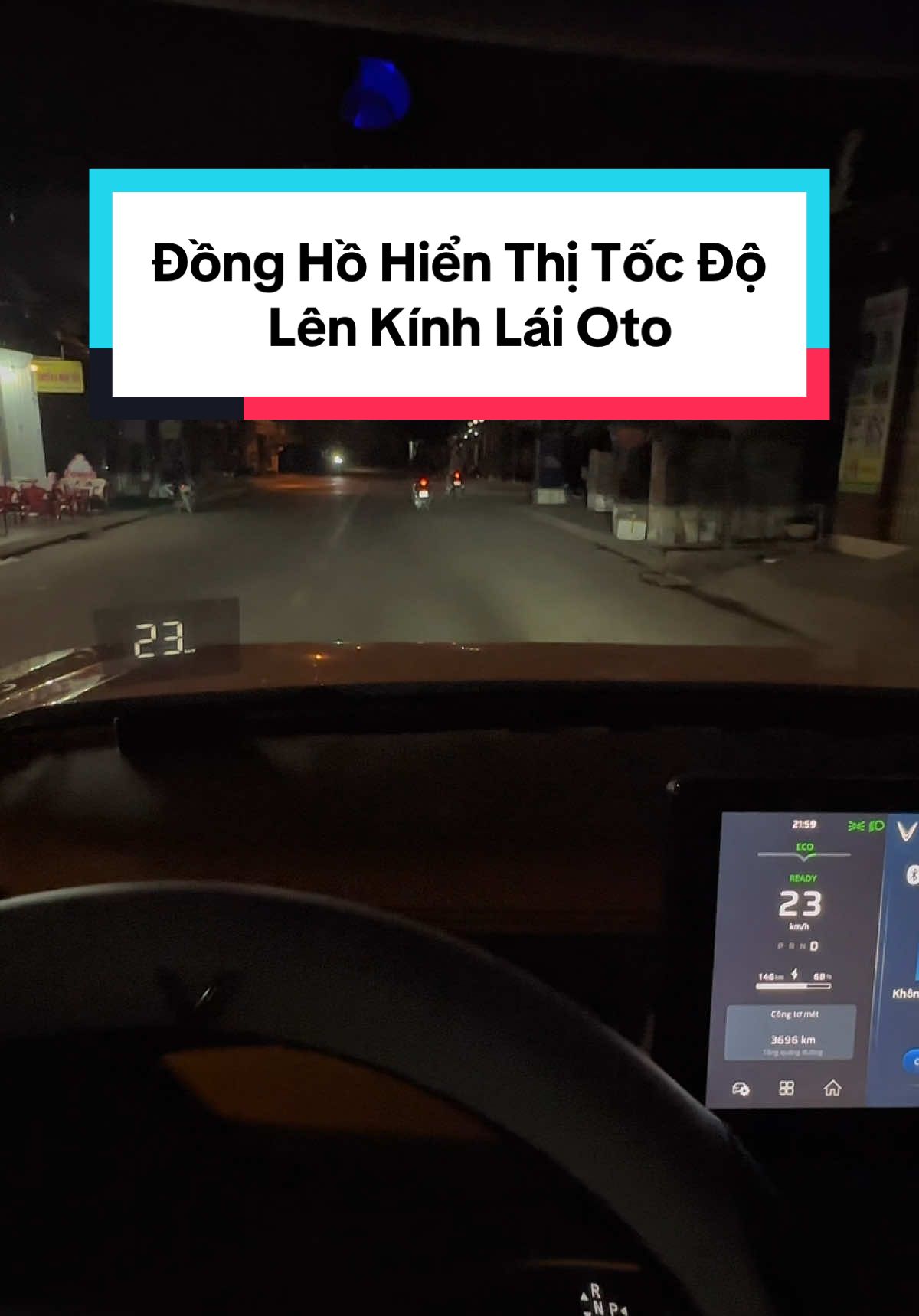 Giải pháp lái xe an toàn hơn cho anh em. #donghotocdo  #hudhienthi  #vf3 