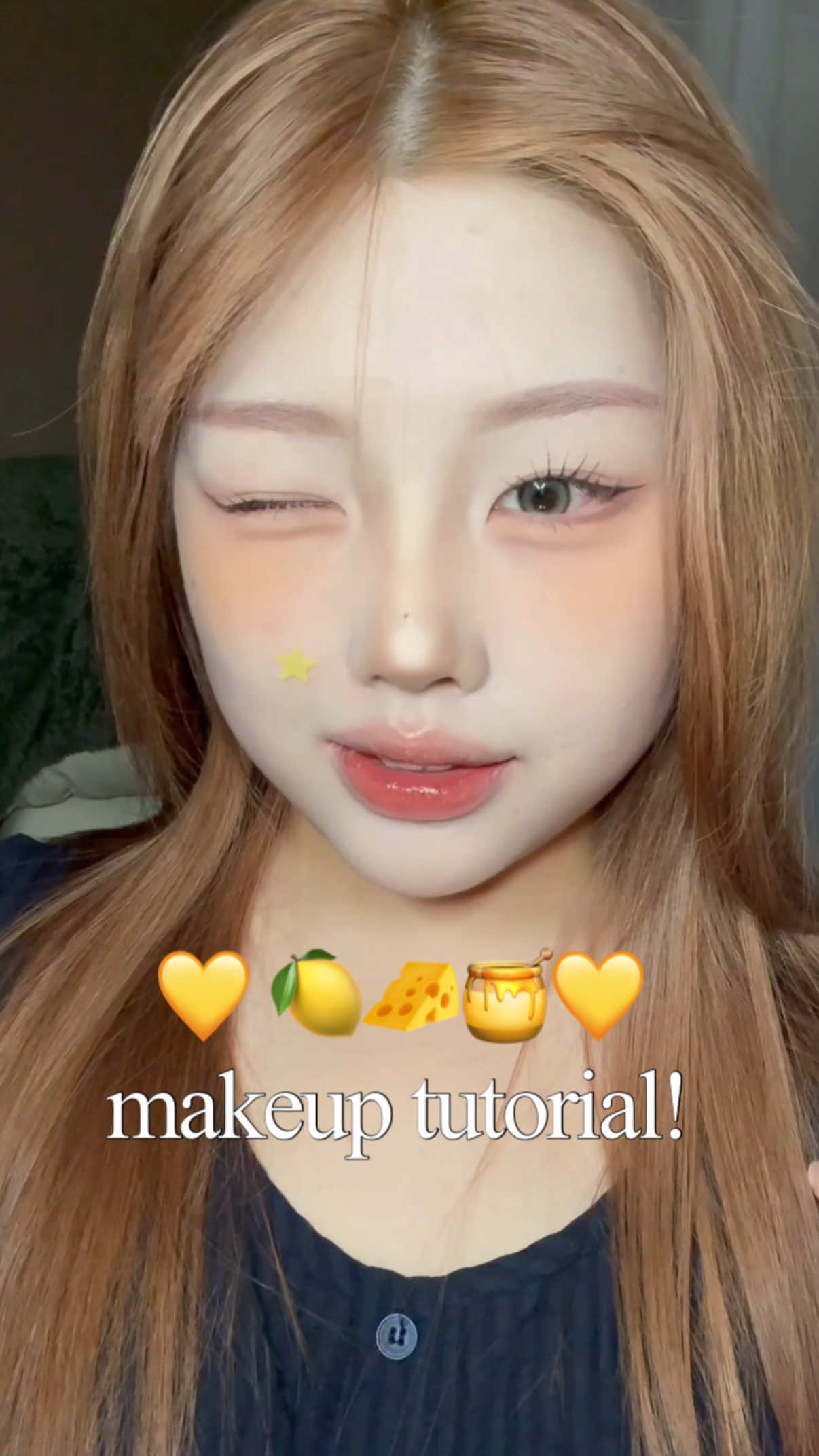 웜톤의 근본 노랑 메이크업 했어유⭐️ #fyp #fypシ #추천 #makeuptutorial #틱톡뷰티 #review #メイク動画 #화장 #韓国コスメ #웜톤 #makeup 