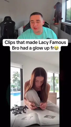 lacy glowup needs to be studied 