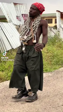 Man with many necklaces 