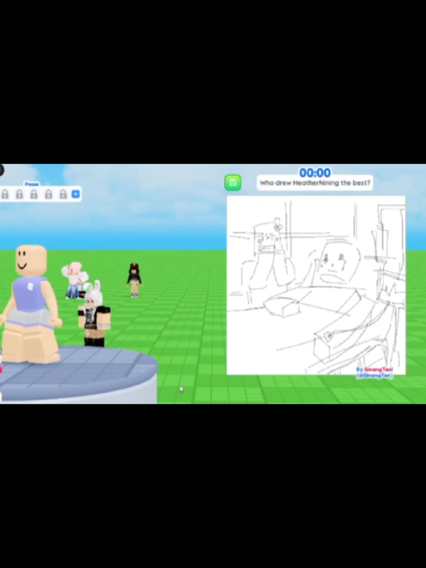 what am I suppose to do with bald head no clothes here #roblox #robloxdrawing #drawme 