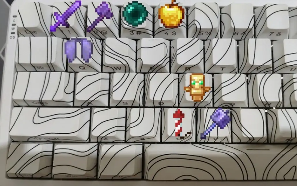 Set up keybind gw di mc .  .  .  #Minecraft #minecraftjava #javaedition #elytrapvp #macepvp #keyboard #elytramace 