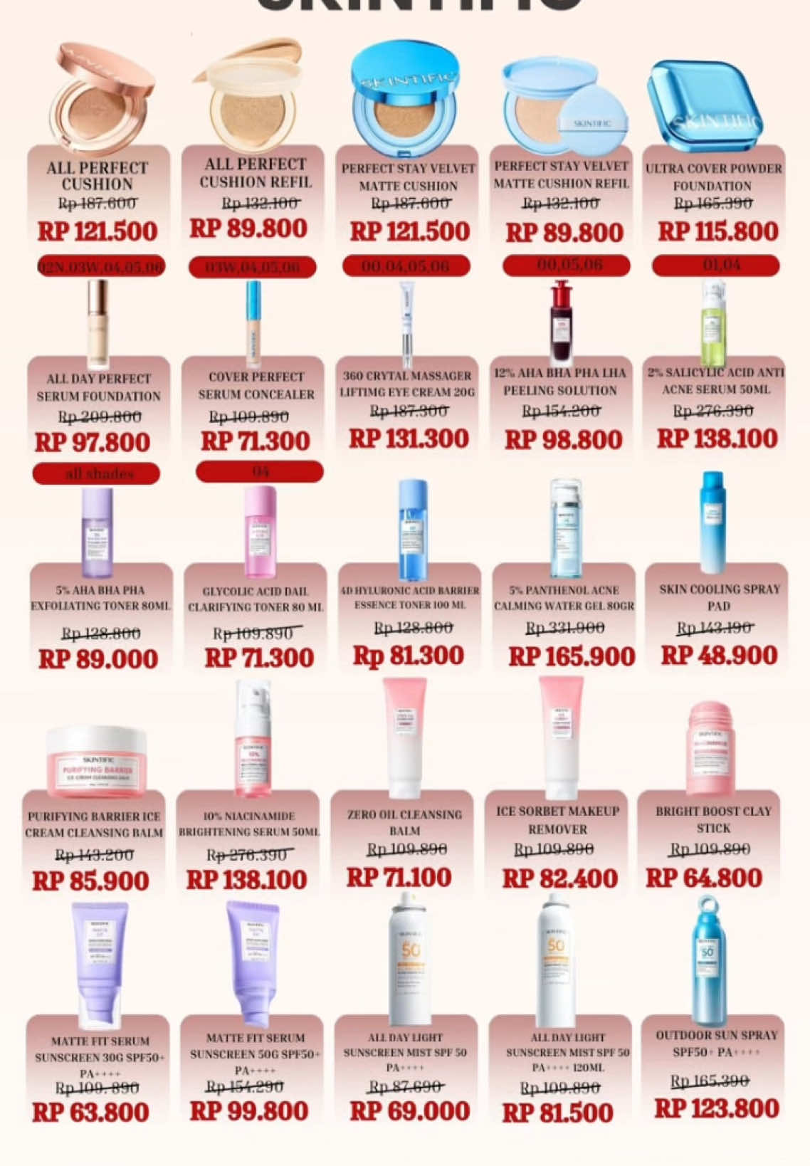 PROMO SPESIAL HARI KEMERDEKAAN 🇮🇩🇮🇩 Spesial HUT RI Yang ke 80 SKINTIFIC ada promo gede gedean untuk memeriahkan spesial hari kemerdekaan INDONESIA Jadi buat kalian jangan smpai ketinggalan yaaaa🥰🙏 #17agustus #promomakanmerdeka #promo #skintific #sunflower #fypシ゚viral #tokokosmetik #palangkaraya #fypgakni #sunflower 