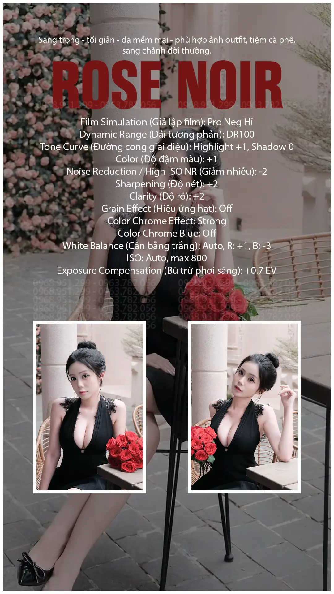 Hoa hồng đỏ. Sang trọng, tối giản, mềm mại phù hợp với đi cafe cho các nàng #fuji #fujifilm #fujix100vi #fujixm5 #maufujifim #trocolor 