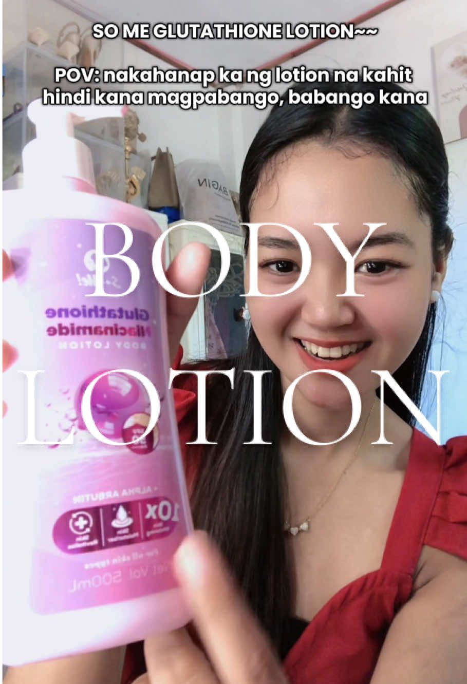 ang bango talaga nya mga ateko at mura pa! #glutathione #niacinamide #bodylotion #fyp #newaffiliate #smallaffiliate 