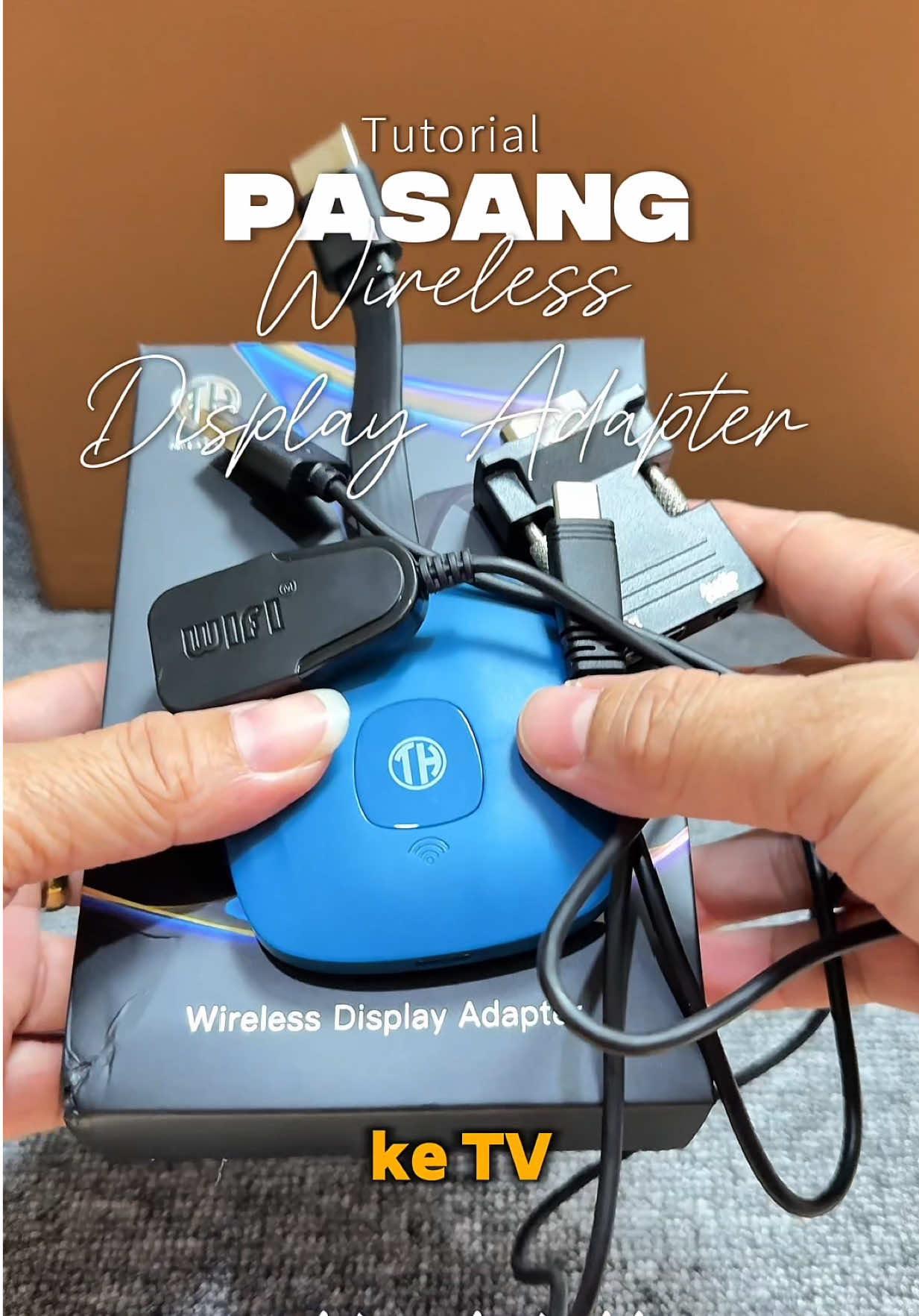 Tutorial Pasang Wireless Display HDMI TV. #tutorial #pasang #wirelessdisplayadapter #hdmiwireless #hdmitransmitter #mirroring #toko_starlight #fyp #CapCut 