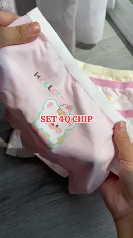 Set 4 quần chip bé gái từ 9-45kg, #mevabe #fyp #thoitrangtreem #mamabebess 