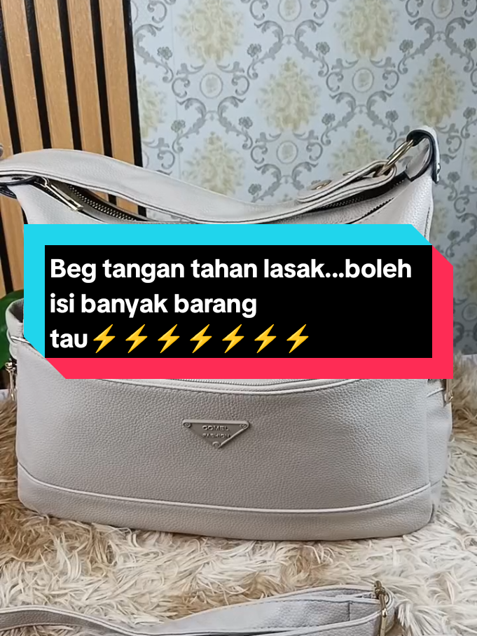material tahan lasak...tak terkopek tau kelau kena hujan panas ⚡⚡⚡#handbag #handbagmurah #handbagwanita #begtanganmurah 