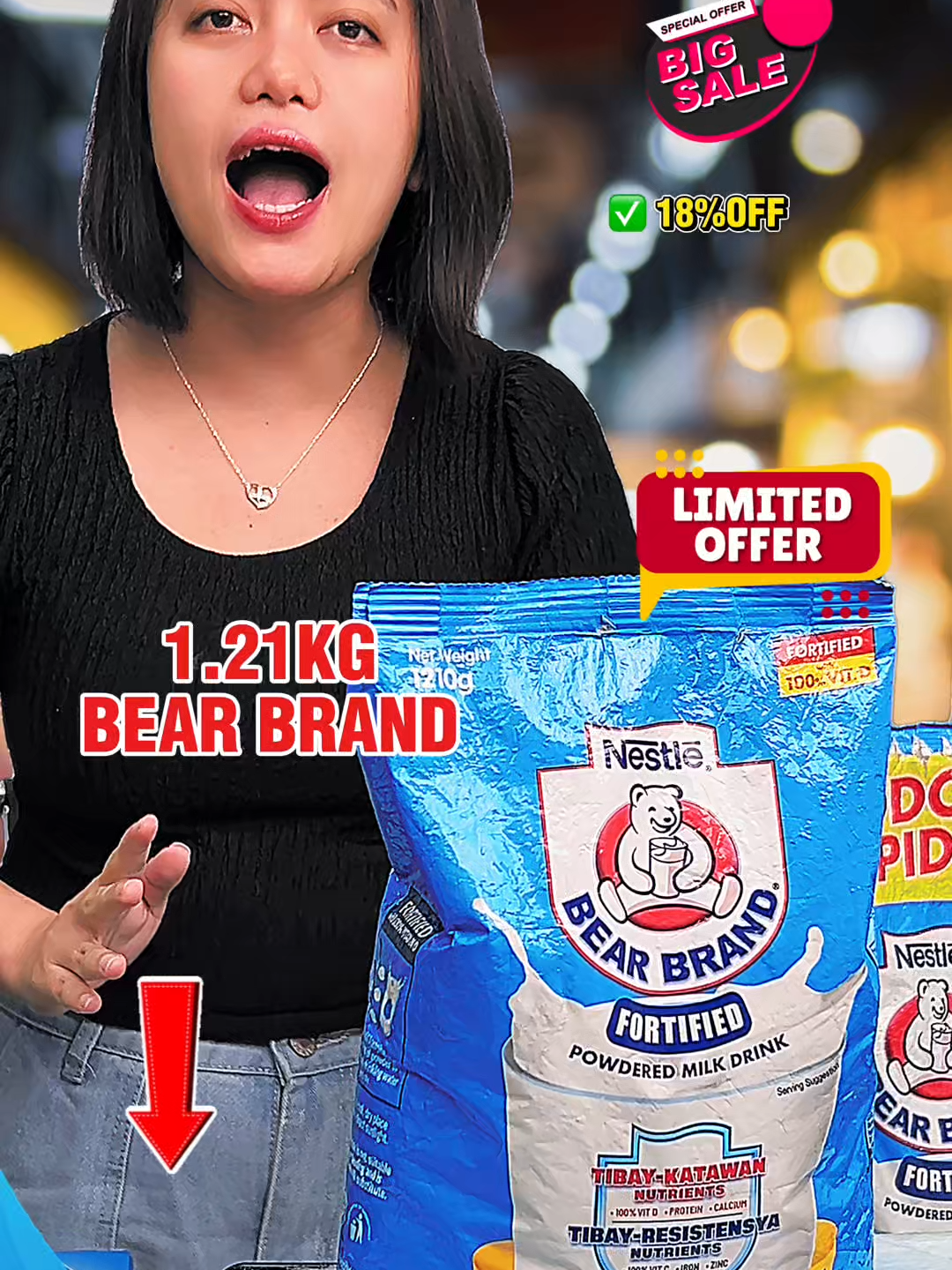 🎉 Laking Tipid, Laking Gatas! 1.21KG Bear Brand, bagsak presyo at may LIBRENG SHIPPING! Checkout na! 🐻🥛 #nestle #bearbrand #powderedmilk #bearbrandfortifiedmilk #sulitfinds #fysavings #fysaving #bagsakpresyo #limitedoffer #milk #tipid #freeshipping #specialdiscount #bigsale