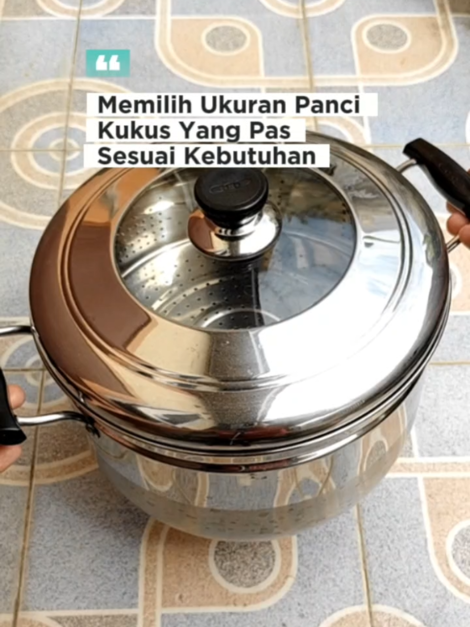 Membalas @ariesta2714 Memilih Ukuran Panci Kukus / Dandang Sesuai Kebutuhan #modalkontendoang #pancikukus #dandang #pancistainless #belilokal 