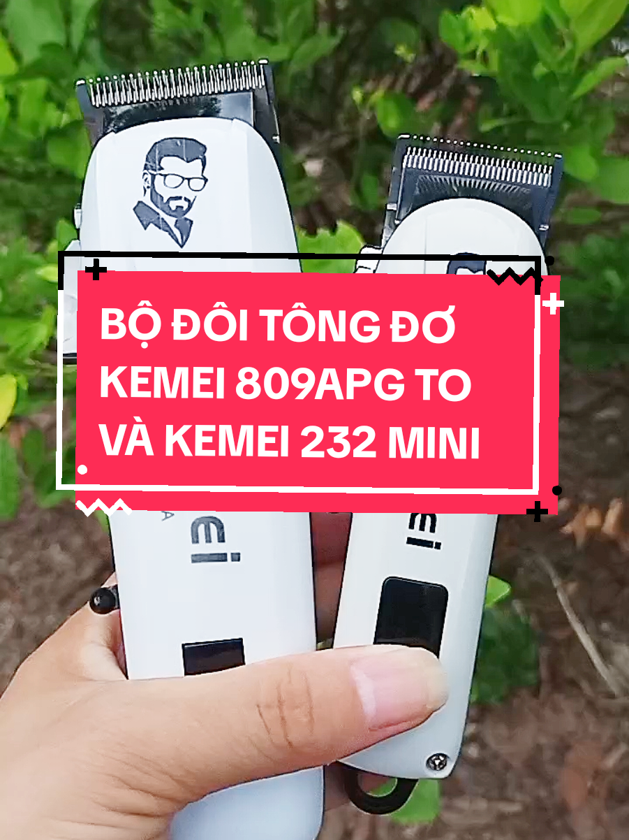 Bộ đôi tông đơ cắt tóc chuyên nghiệp chính hãng KEMEI 809APG TO và KEMEI 232 MINI #cattoc #tongdo #tongdocattoc #tongdocattocchobe #tongdocattocgiadinh #LearnOnTikTok #viral #foryou #fyp #hair #taokieutoc #barber #kemei #@huyenphongshop