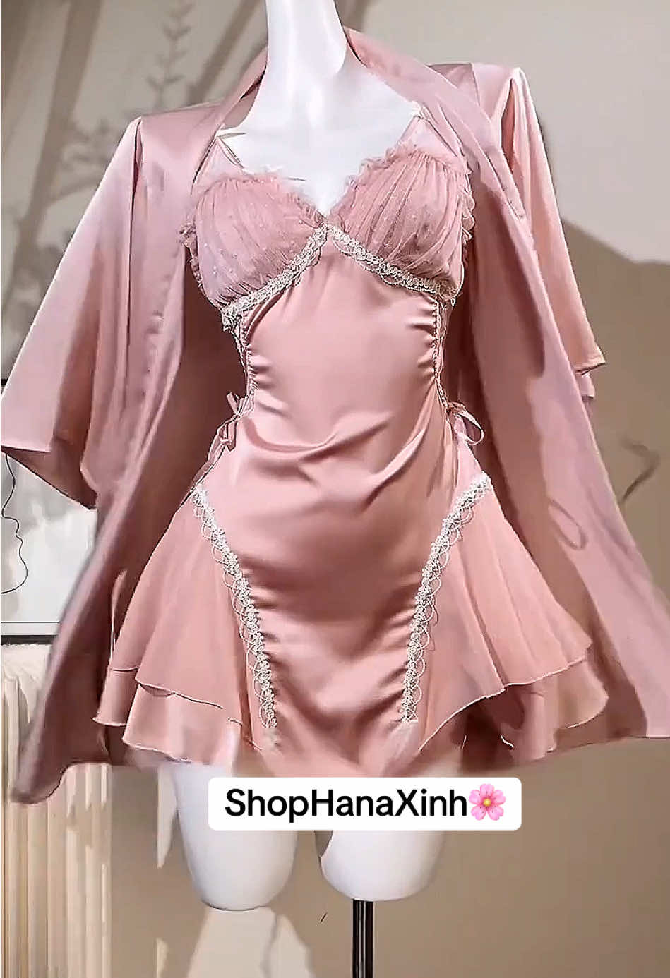 Đêm nay đợi anh về. Mà không biết lựa bộ nào cả#thoitrang #vaynguquangchau #váyngủ #xuhuong #viral 