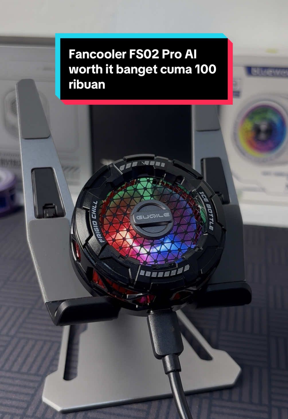 Rekomendasi fancooler 100 ribuan bisa beku dan komplit banget ada fitur AI nya juga  #fancooler #fancoolerfs02pro #fancoolermurah 