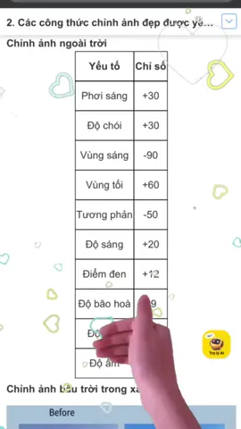 Chỉnh để hình đẹp hơn#chinhanhdep📸 