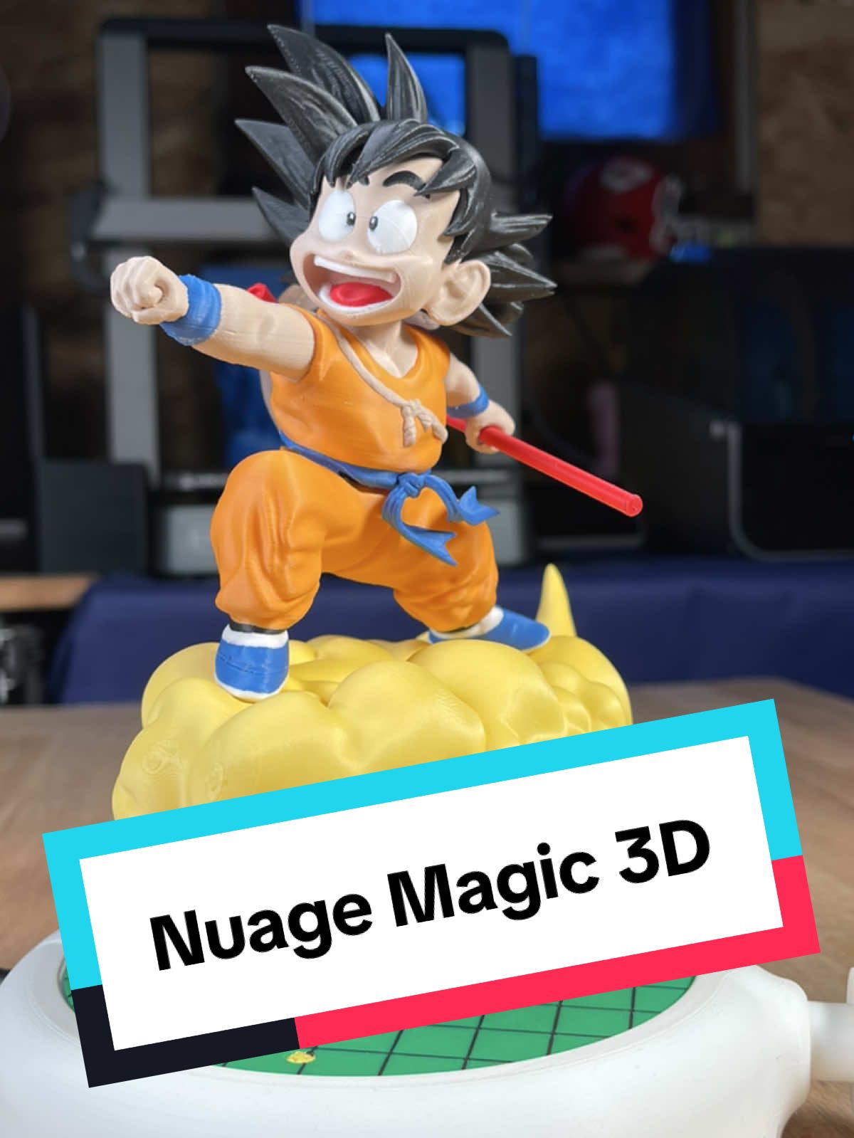 ☁️Nuaaaaaaageee Maaaagiiiiiiiiiiicc☁️ Encore un voyage nostalgique vers le club Dorothée 😍! Comme dirait les anciens ! C’était la bonne époque 😜🤣! Et pour apporter une touche de nouveauté ! Le nuage est vraiment magique 😱😍 Printer : @bambulab_official X1C Filament : @polymaker_3d Panchroma PLa Model : https://makerworld.com/models/1642687 #dragonball #3dprinting #3dprintinglife #maker #DIY #makersgonnamake #nuagemagique