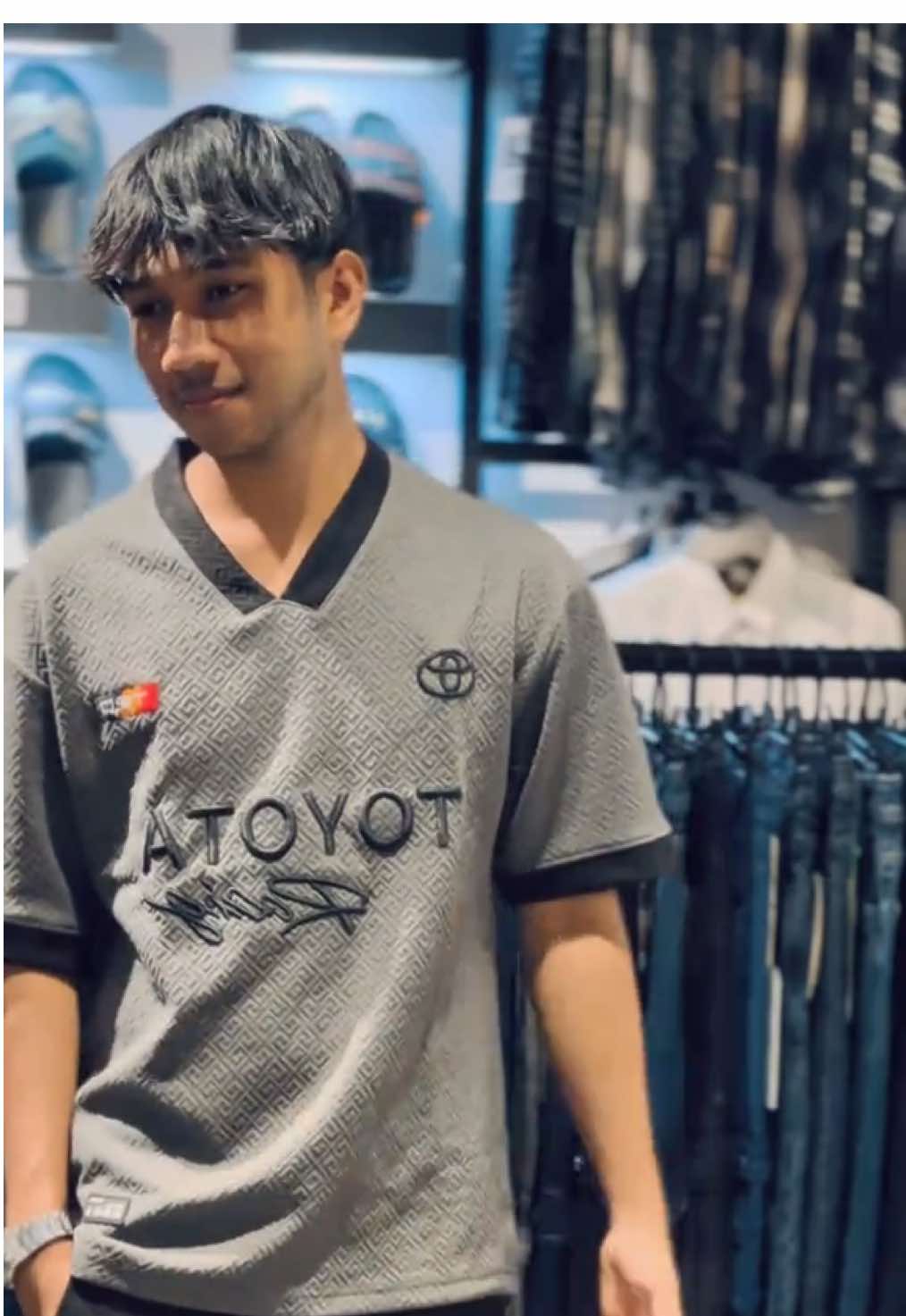 premium V shape neck TOYOTA drop shulder available 💖#vshape #dropshulder #toyota 