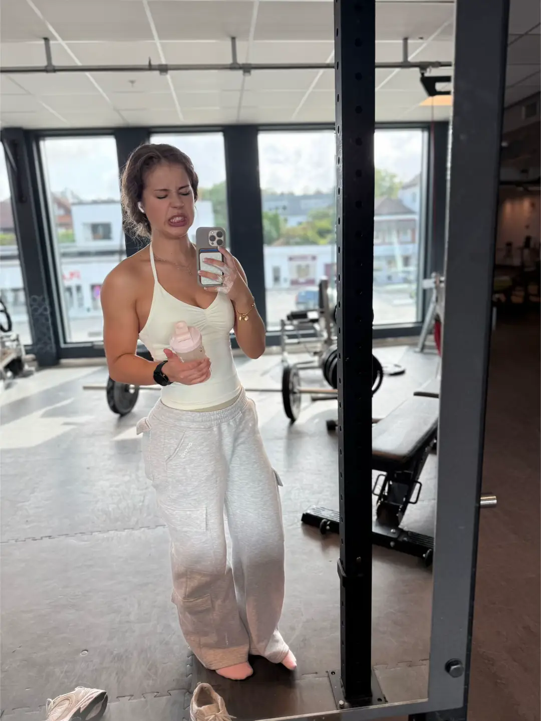Godt & blandet #fyp #foryoupage #gym #GymTok #gymgirlsoftiktok #gymgirl #legday #foryou #calisthenics #upperbody 