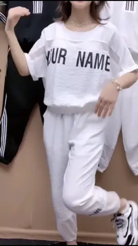 Casual sports suit 🛍Women's loose and fashionable two-piece suit🎈#fyp #tiktokshop #foryou #OOTD 