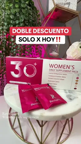 mujer 35+ #revitaplus #multivitamin #30plus #over30 #beautypack #tiktokshopbacktoschool #tiktokshopcreatorpicks #tiktokshop 