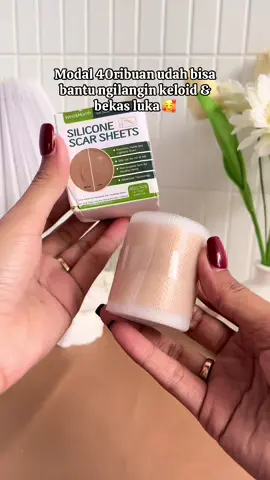 Ikhtiar pake ini guys 🫶🏻 #bekasluka #keloid 