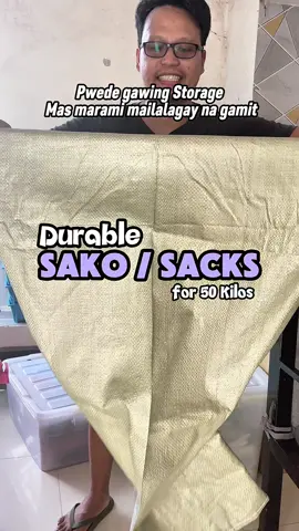 Sako for 50 Kilos SAKO bag for Garbage and Storage Sako Bag na Makapal #sako #sacks #sakobag #storage #storagesacks #durable #50kilos 