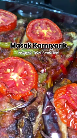 Ini salah satu makanan favoritku sepanjang masa 😭❤️ Namanya Karnıyarık, masakan turki dari terong diisi daging yang gurih, lembut dan aromanya bikin lapar!! Rasanya cocok banget sama lidah orang indonesia. Wajib cobain! #karnıyarık #resepterong #terong #patlican #turkishfood #anakrantau #masyaallahtabarakkallah #FoodLover #makananenak #resepterong #eggplant #eggplantrecipe 