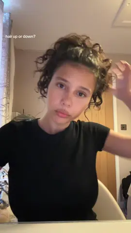 help i have work in an hour #helpagirlout #curlyhair #buns #hair  