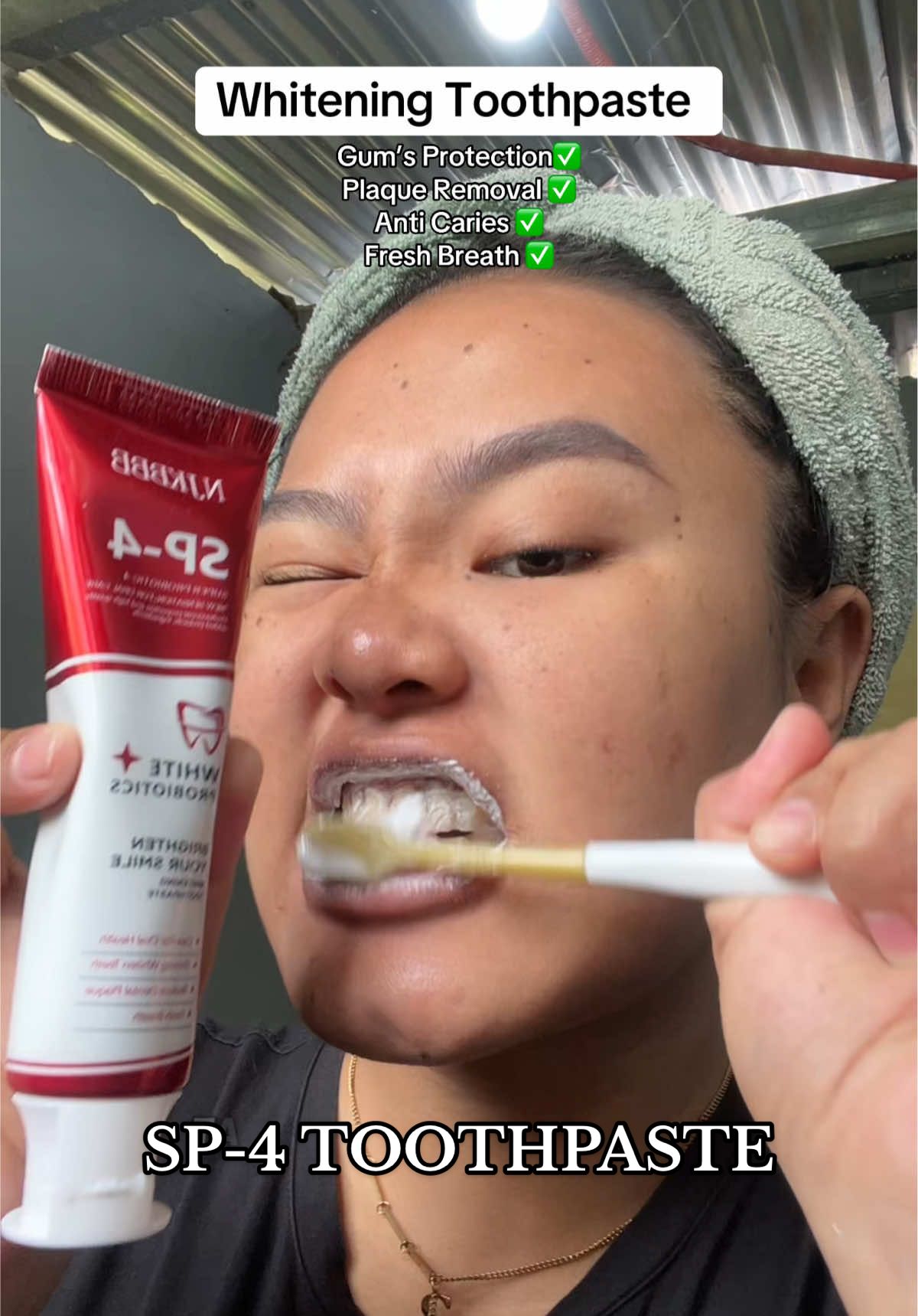 Grabeng toothpaste super fresh breath! #toothpaste #freshbreath #sp4 #sp4toothpaste 