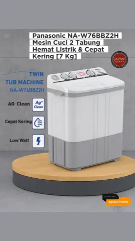 Mesin Cuci 2 Tabung Panasonic #mesincuci #mesincuci2tabung #mesincuciviral #fypage #fypシ゚ 