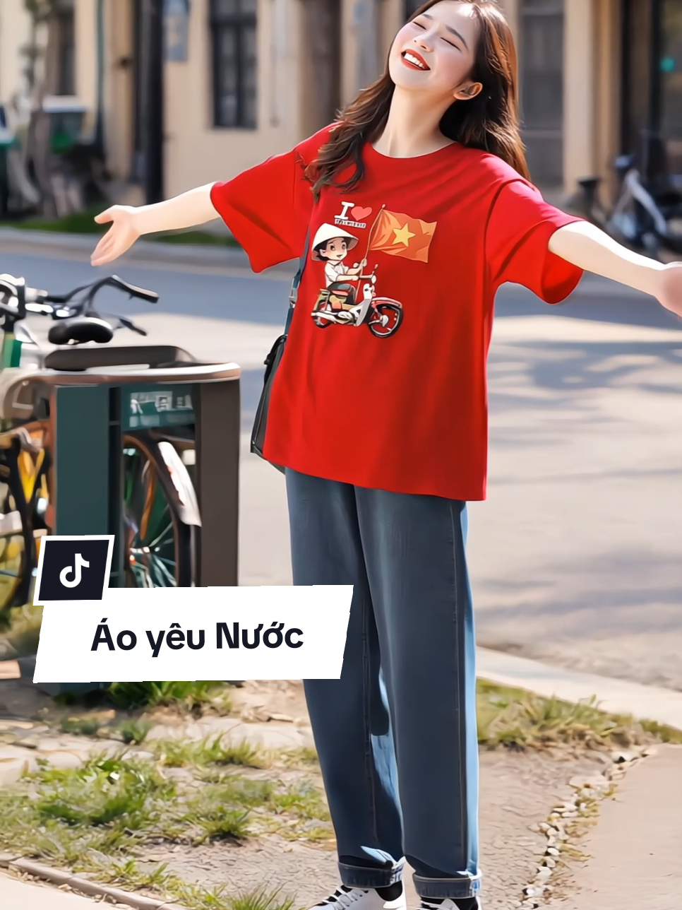 Áo phông cờ đỏ sao vàng chất cotton mềm mịn mát thoải mái ạ, áo mặc được nhiều dịp, mặc đi chơi đi làm đều xinh xắn nè #soyeunuoc #aocodosaovang #aoxinh #ThoiTrendNu #xuhuong #saonguyen99 