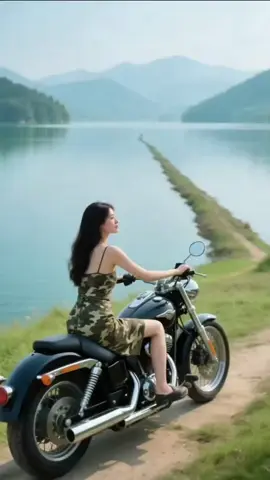 #摩托车 #水上 #tiktok #ai 