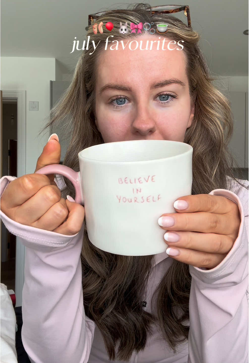 july favourites !! 🐰🐰🫧🫧 | #favourites #monthlyfavourites #whatimobsessedwith #bestbeautybuys #productsimloving #empties #productempties #productsicantputdown #productsicantlivewithout #julyfavourites #aberdeen #scottish #sharkcyroglowmask #ledmask #footspa #beautyfavourites |  @Tesco mug  @River Island room spray  @Sisters and Seekers hoodie  @ZARA t-shirts  @GANT @LoLo’s dress @Shark Beauty UK cryoglow mask  @L'Oréal Paris UK infallible spray  @Summer Fridays lipgloss / balm in birthday cake  @Colgate UK toothpaste  @Fragrance Du Bois @H beauty sirene perfume  @RENPHO foot spa 