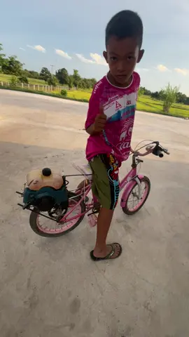 95เต็มถังครับ🤣🤣#จักรยาน #เครื่องตัดหญ้า #DIY 