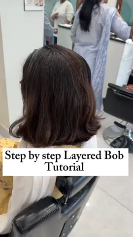 Learn step by step Layered Bob #gulsambeautylounge #hairgoals #hairstyle #tiktok #haircuttutorial #learnhairwithme 