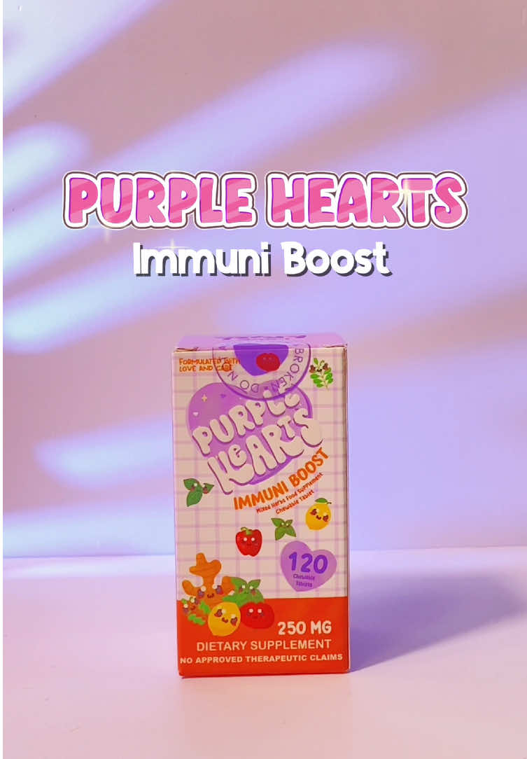 Perfect ito sa ating mga anak. #vitamins #purplehearts #immunityboost 