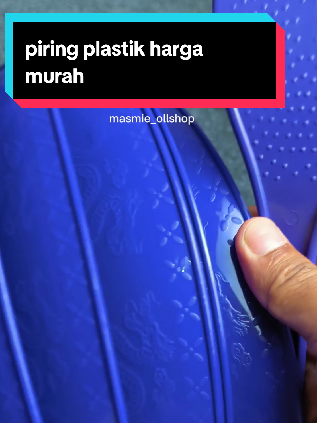 piring makan plastik harga murah bonus centong #piring #piringmakan #piringmurah 