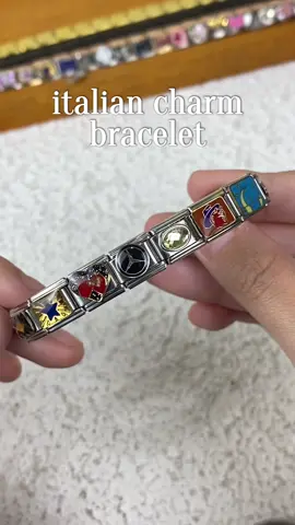 An Italian Charm Bracelet Inspo for you! 👀✨ Each charm tells different story. #bracelet #italiancharmbracelet #italianbracelet 