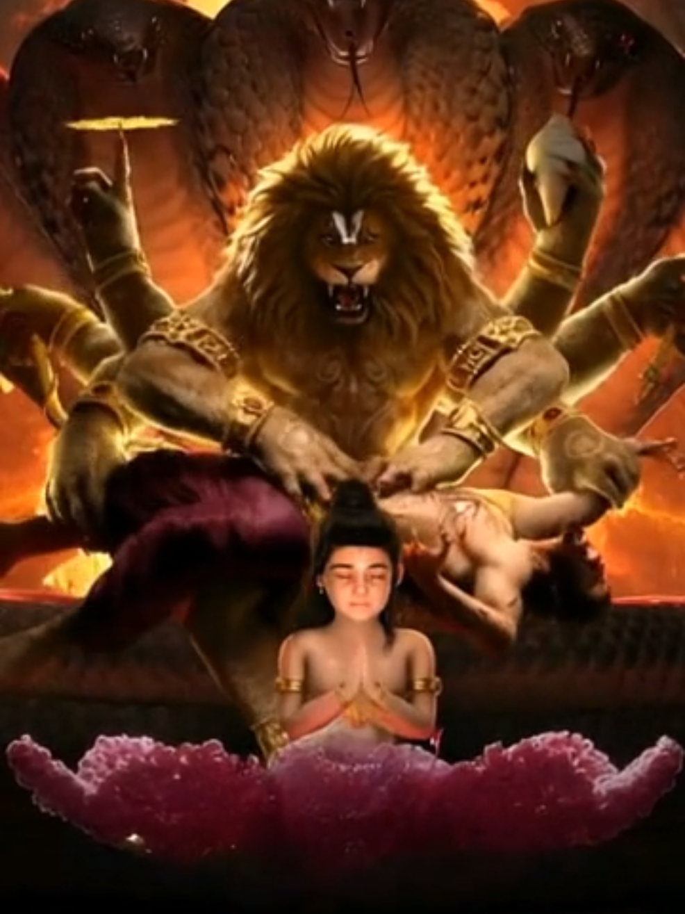 #foryou #trending  #themesong  #narasimha #movie #song 