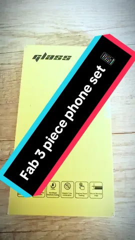 This 3 piece set is fab for your phone, it’s available for most phones and is such a bargain.       Grab yours in that basket ⬆️ NOW!                                              #fyp #tiktokmademebuyit #phonescreenprotector #screenprotector 