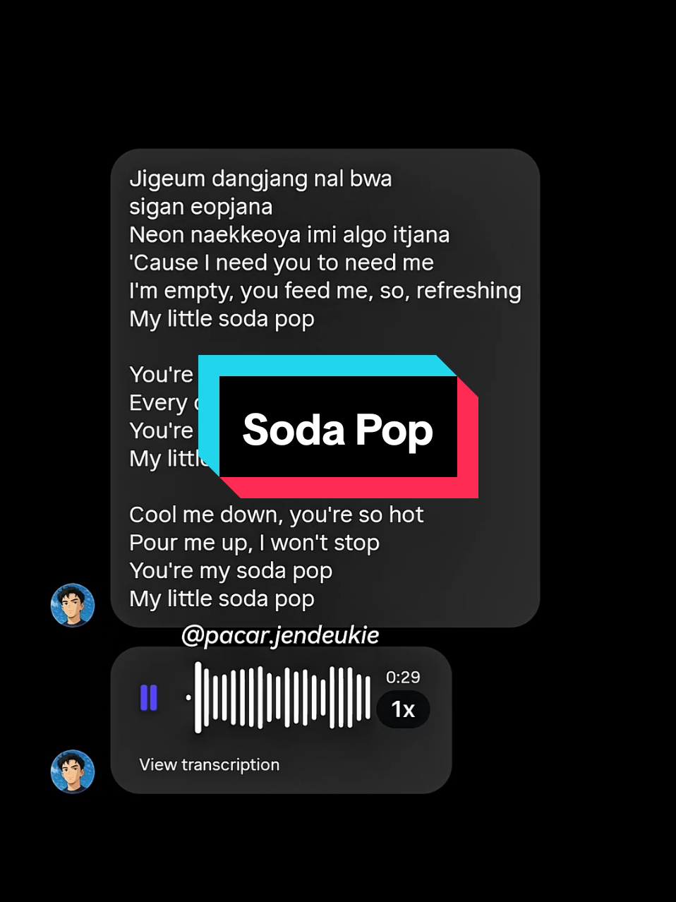 my little soda pop 🥤 #sodapop #sajaboys #kpopdemonhunters #kpopcover 