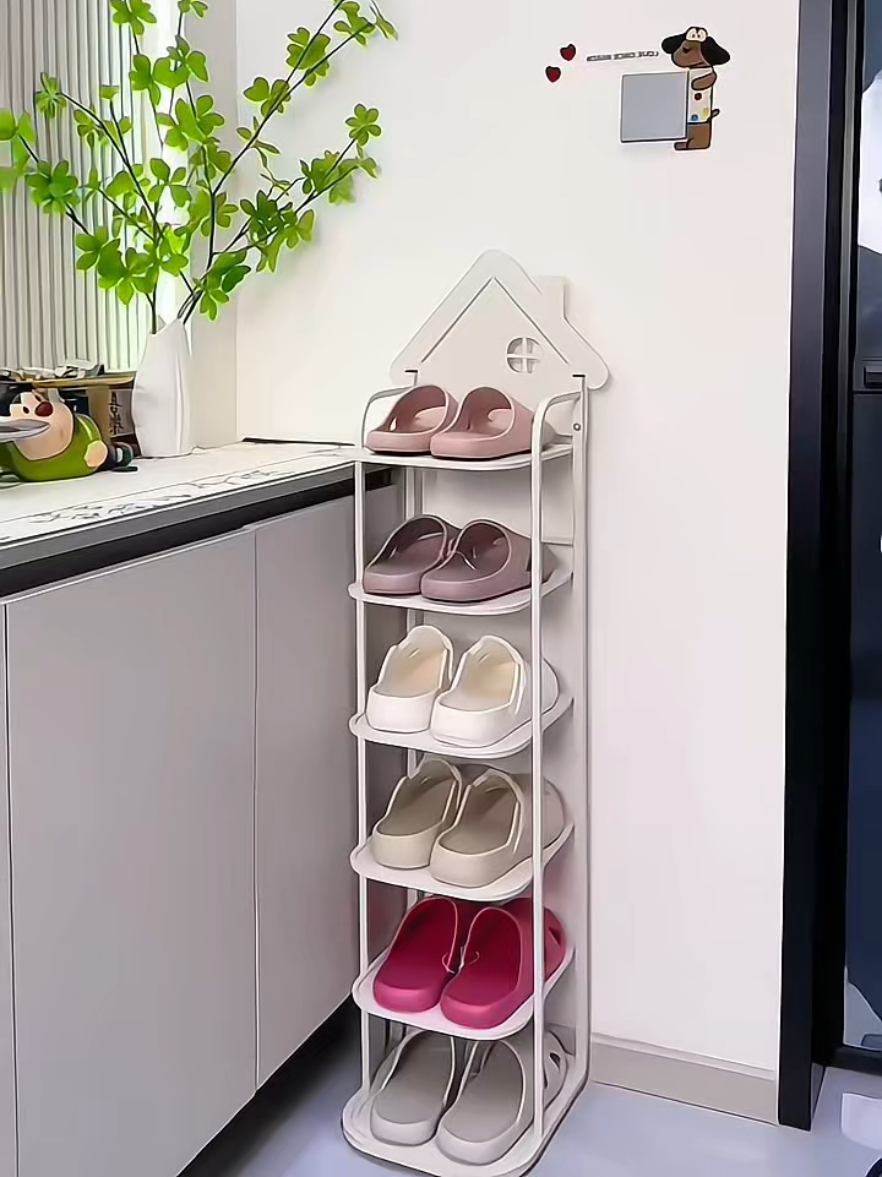 Kệ giày dép gấp gọn nhiều tầng đơn giản hình ngôi nhà, chất liệu dày dặn chắc chắn. Đặt ở cửa ra vào không tốn diện tích, gọn gàng và tiện dụng-! #kegiaydep#kegiaydepdanang#kegiaydanang#kegiay#kegiaydepcaocap#viraltiktok#dodungtienich#xuhuong