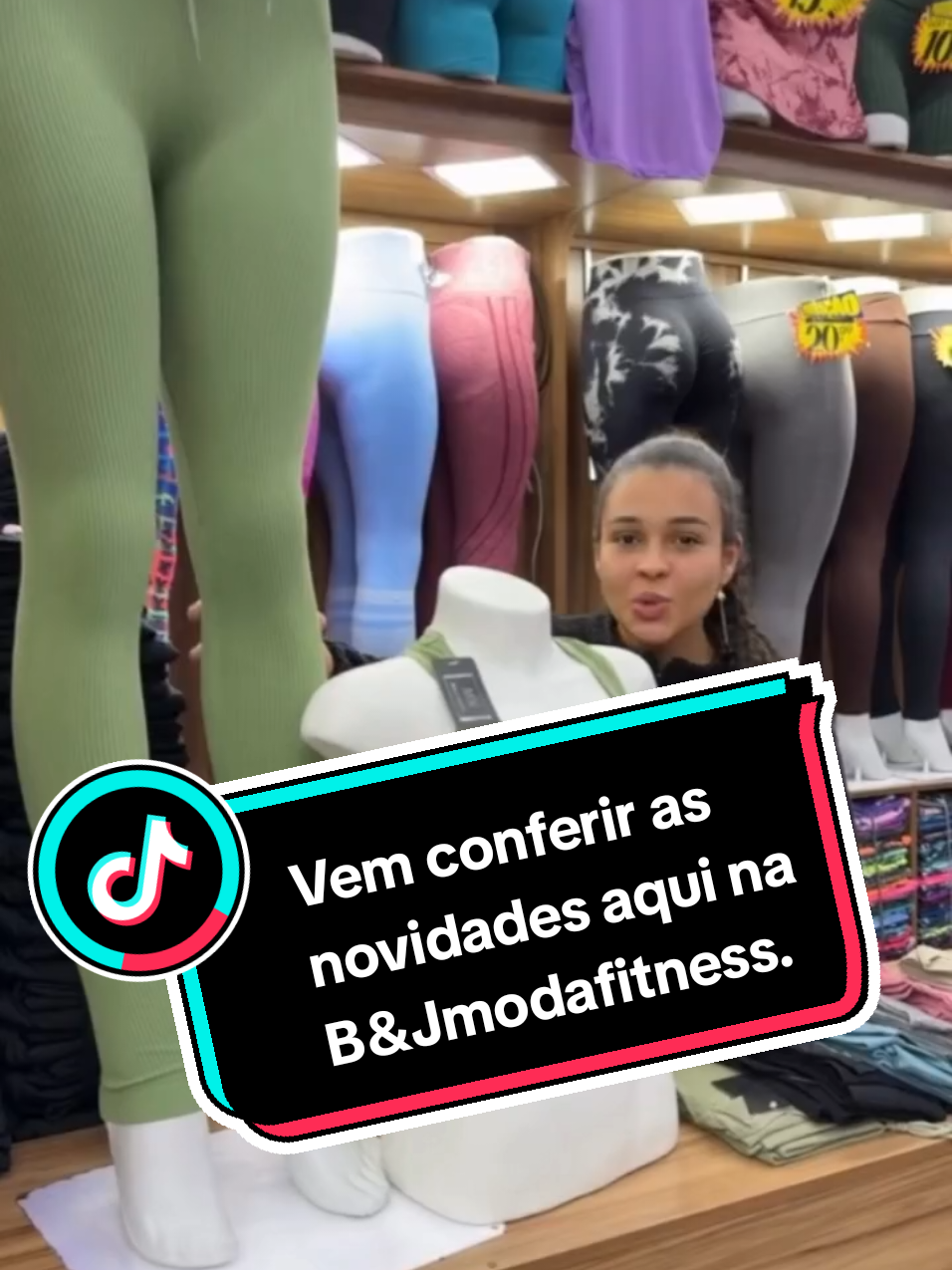 Vem conferir as novidades aqui na B&Jmodafitness, você vai arrasar em cada treino! #qualidadedevida #treino #modafitness #lookfitness 