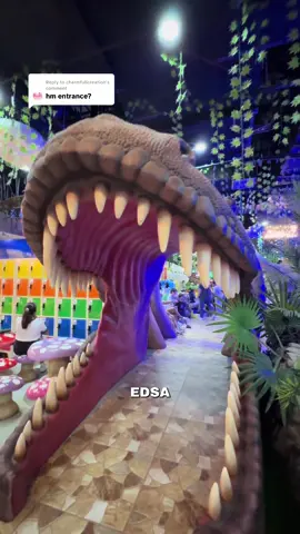 Replying to @charmfullcreation DINO LAND at SM NORTH EDSA ENTRANCE FEE? #dinoland #dinosaur 