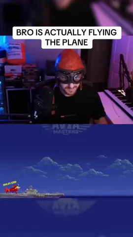 BRO IS ACTUALLY FLYING THE PLANE #kick #streamer 
