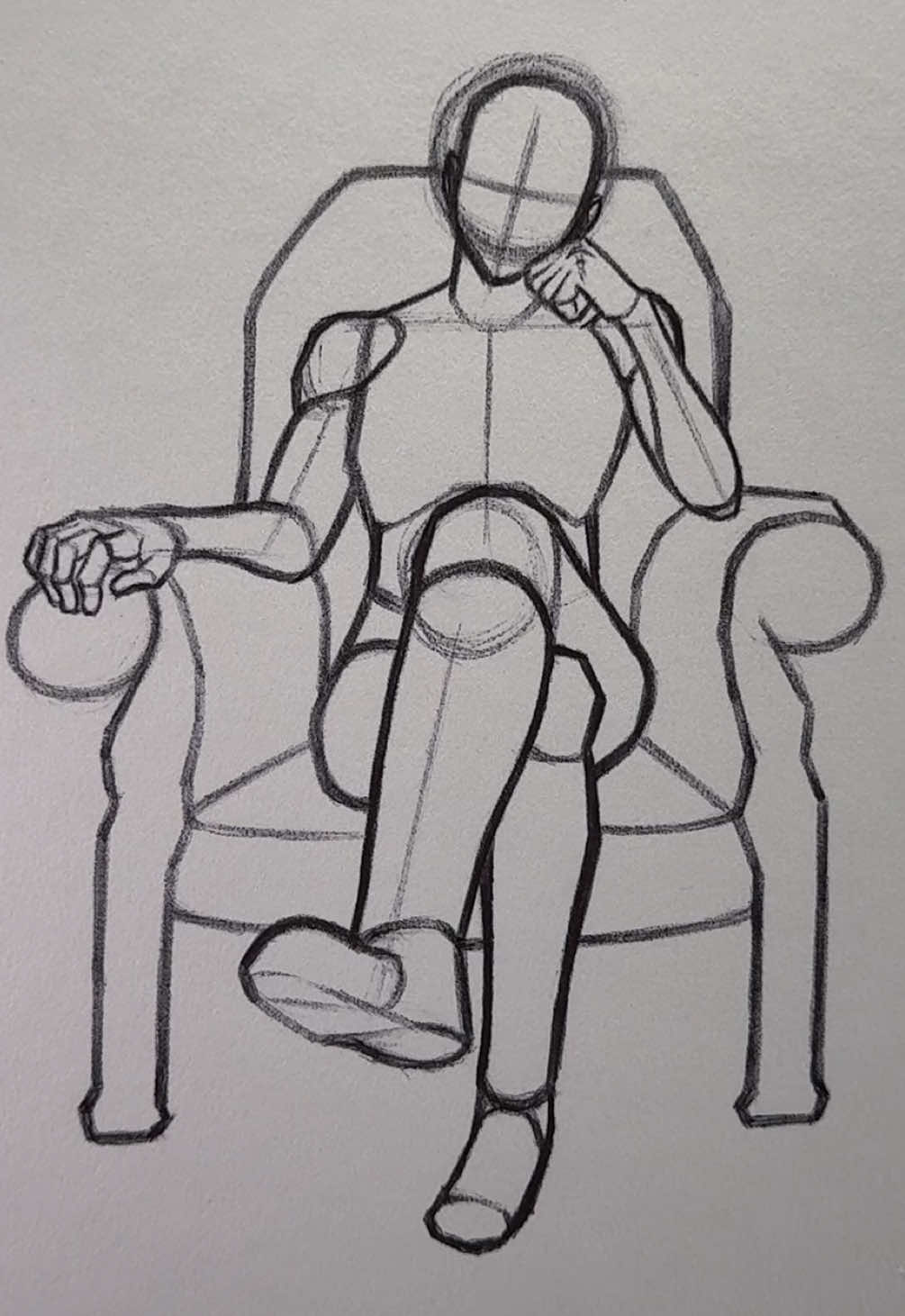 WHO owned this pose? #draw #pose #sketch #fyp 