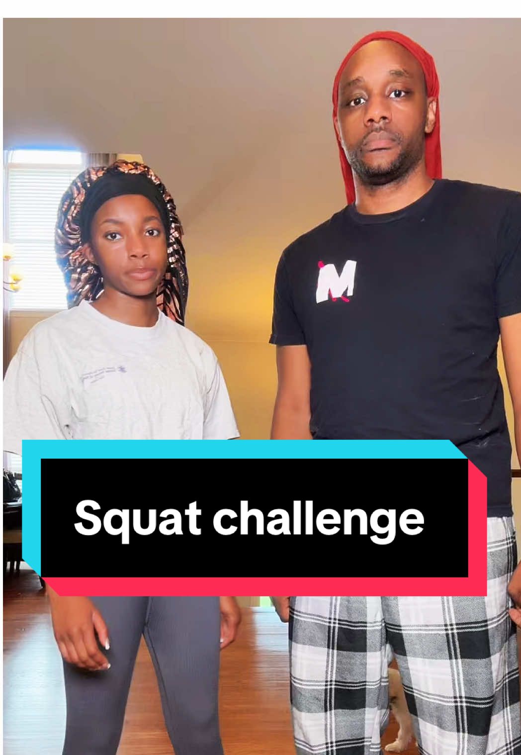 #squatchallenge who was the winner? #dadvsdaughter #Fitness #fitnessmotivation #squats 