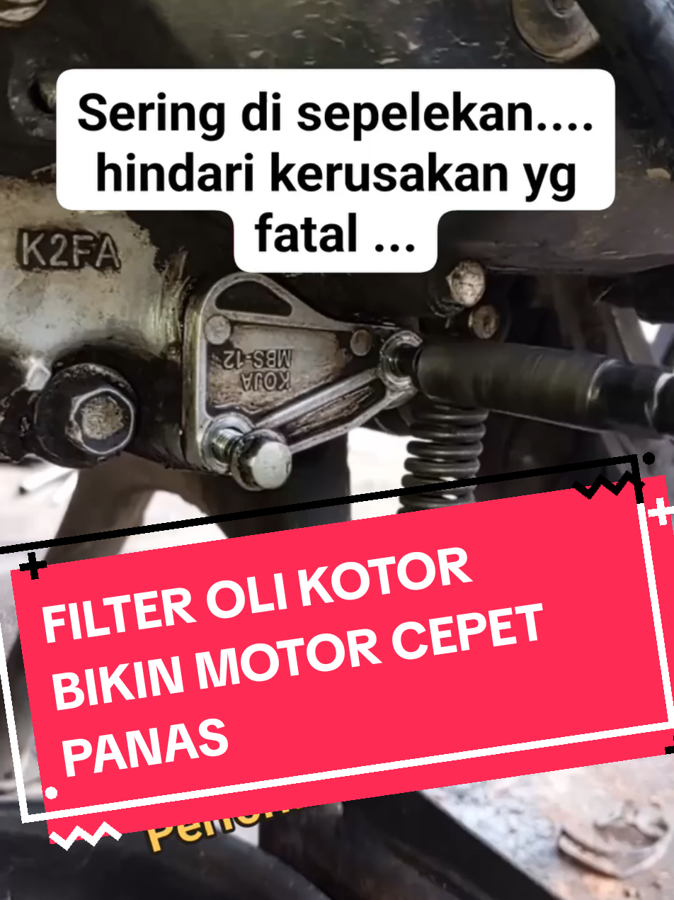 sering di sepelekan filter oli kotor #otomotif #belajarmekanik #mekanikcuan #belajarbareng #filteroli 