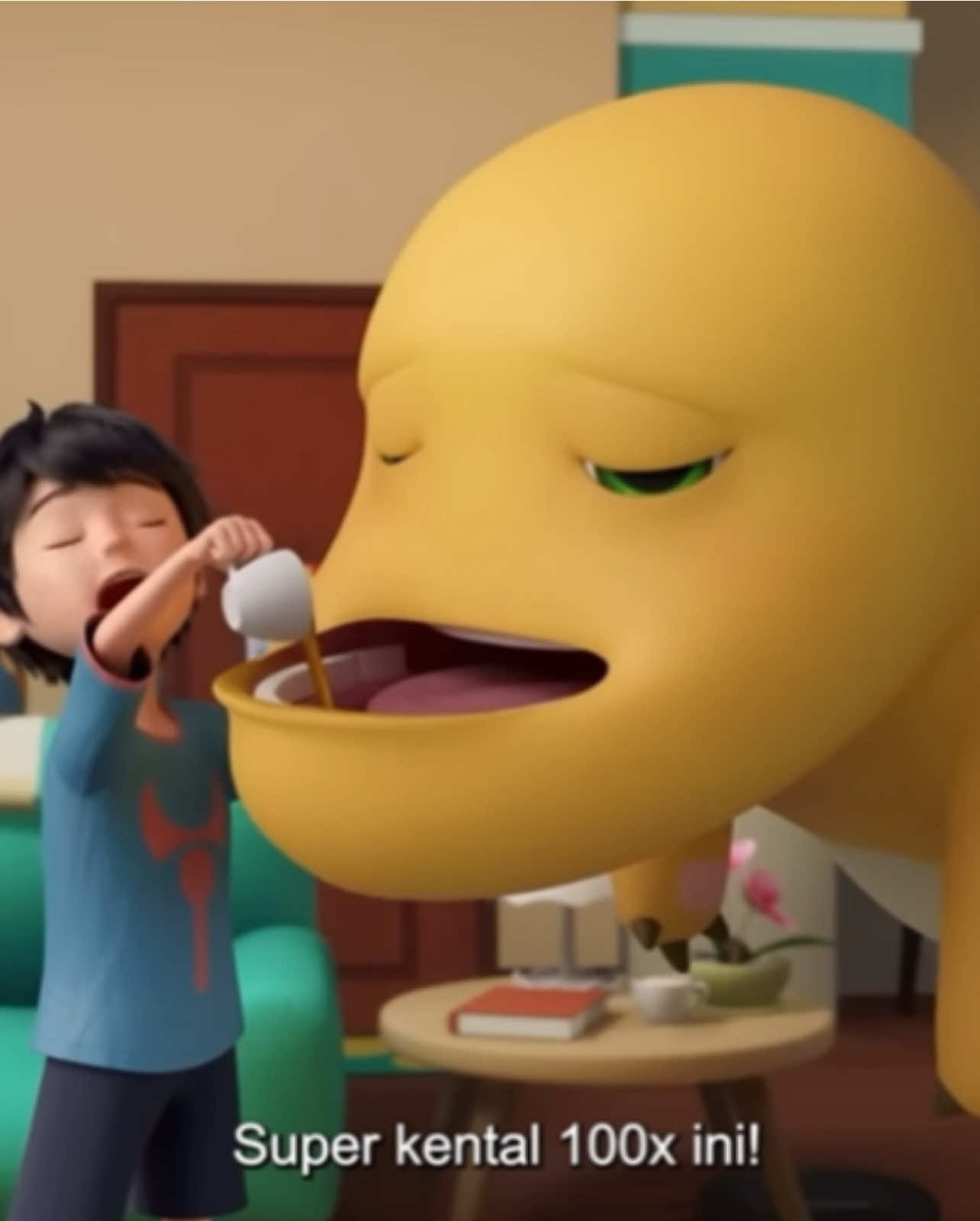 makan sembarangan lagi si botex ni #fyp #nailong #botex #dinokuning #nagakuning #citacitakumenjadisoftek 