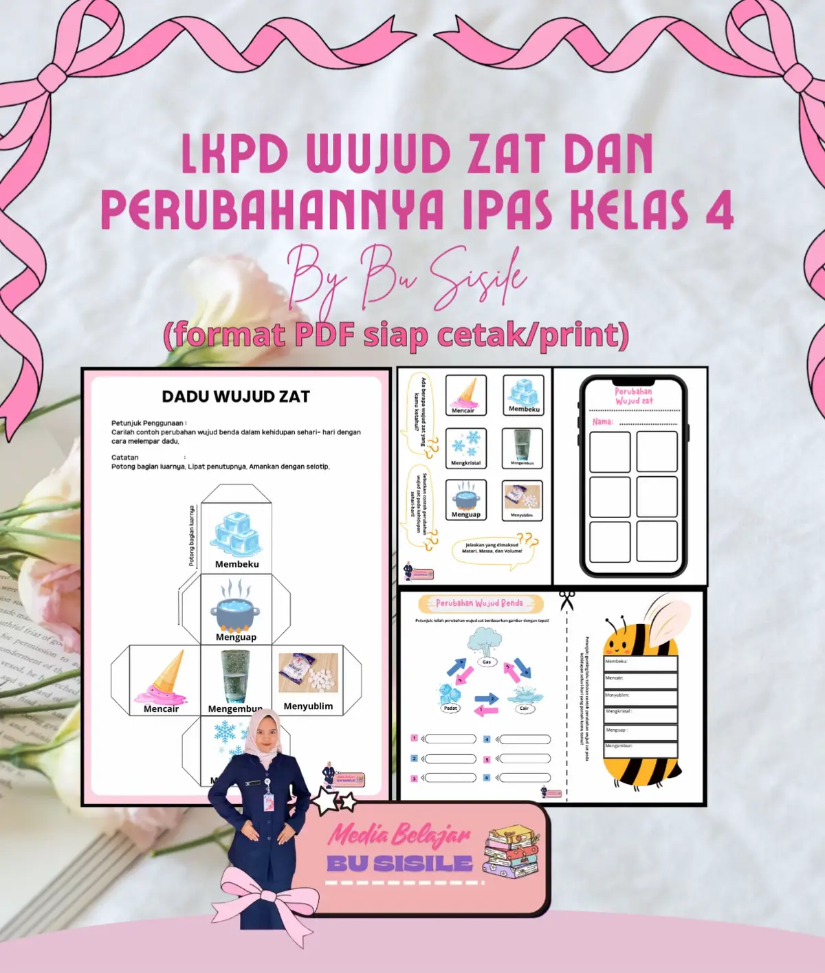 LKPD FORMAT PDF SIAP CETAK/PRINT👌💕🙏🏻👩🏼‍🏫 -Berisi 4 file siap cetak/print  -halaman 3 dan 4 berisi 2 kegiatan ( jadi total kegiatan ada 6)  - menghemat kertas 👌🏻✅ - bonus 2 link materi pembelajaran from YouTube , jadi Bapak Ibu tidak lagi capek menjelaskan materi😍👌🏻 #ipaskelas4 #lkpdipaskelas4 #lkpdipas #wujudzatdanperubahannya #wujudzatdanperubahannya #lkpdipaswujudbenda #wujudzatdanperubahannya #fyp #guruhebat💪🏻 #kurikylummerdeka #deeplearning #pembelajaranmendalamdanassesmen 